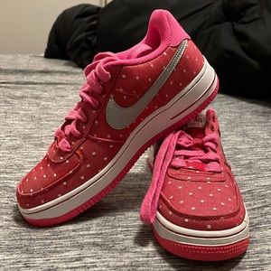 Pink/Red Air Force Ones